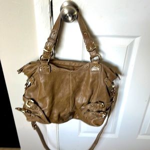 Junior Drake Leather Hobo Bag